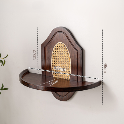 Vintage wall decoration storage shelf