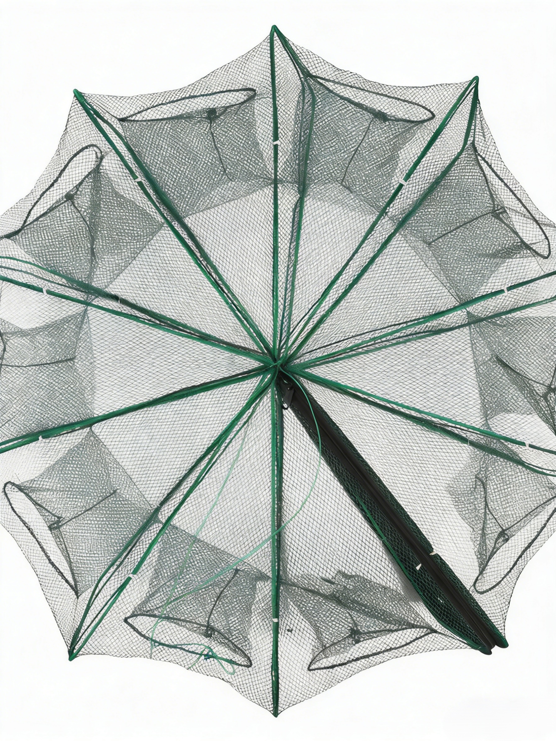 [Mistrz wędkarstwa] Automatycznie składa i pogrubia klatkę wędkarską