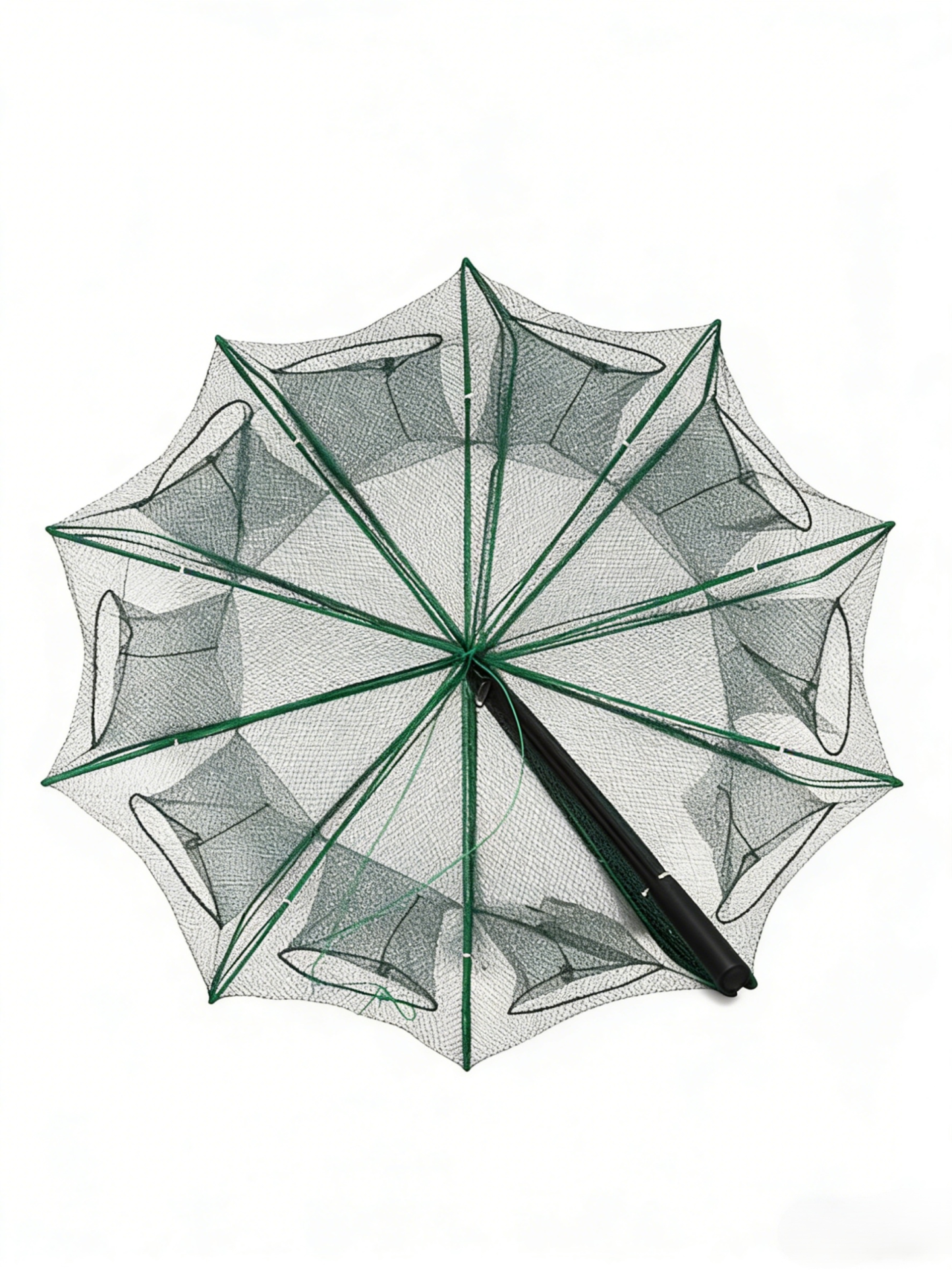 [Mistrz wędkarstwa] Automatycznie składa i pogrubia klatkę wędkarską