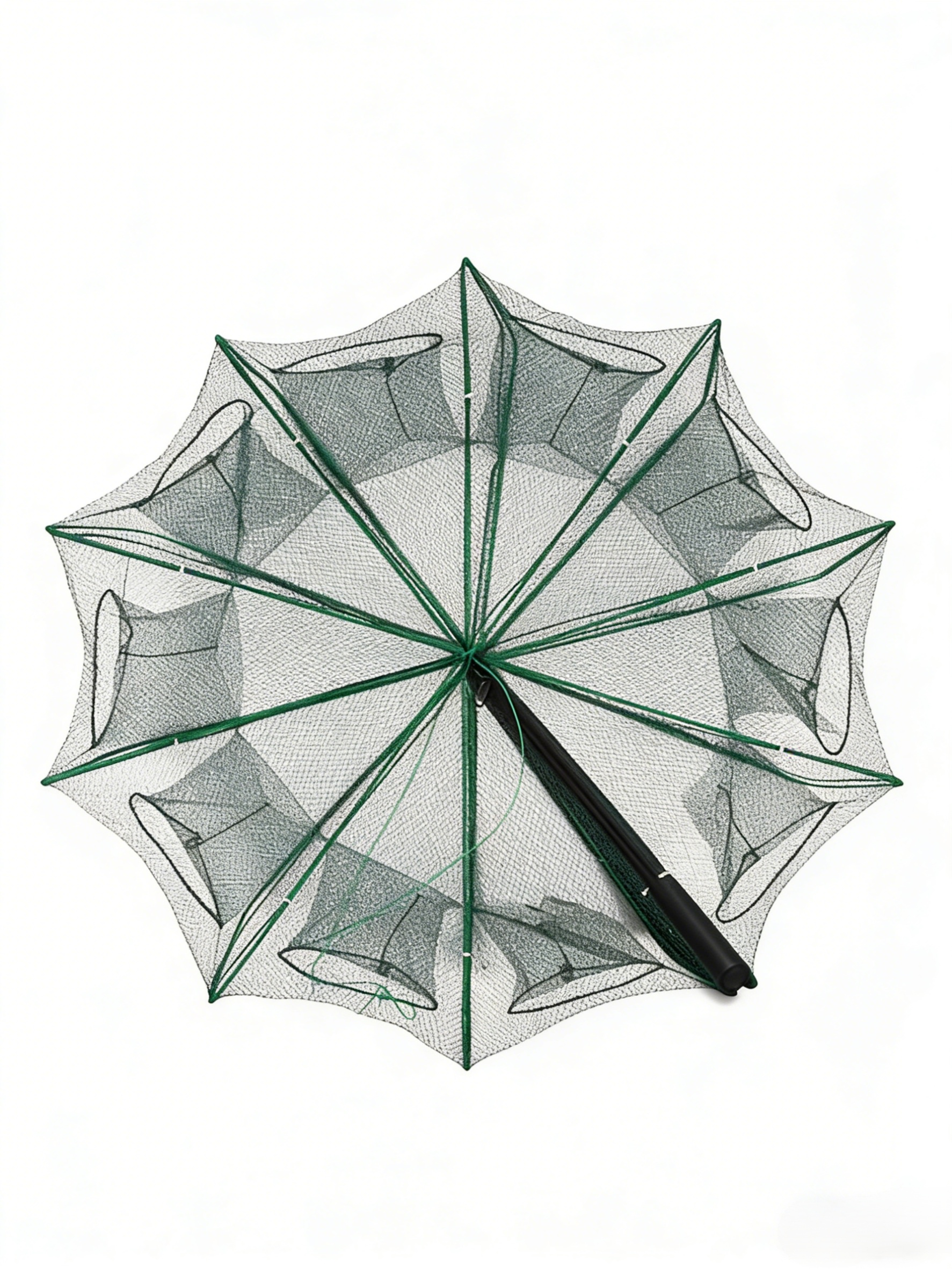 [Mistrz wędkarstwa] Automatycznie składa i pogrubia klatkę wędkarską