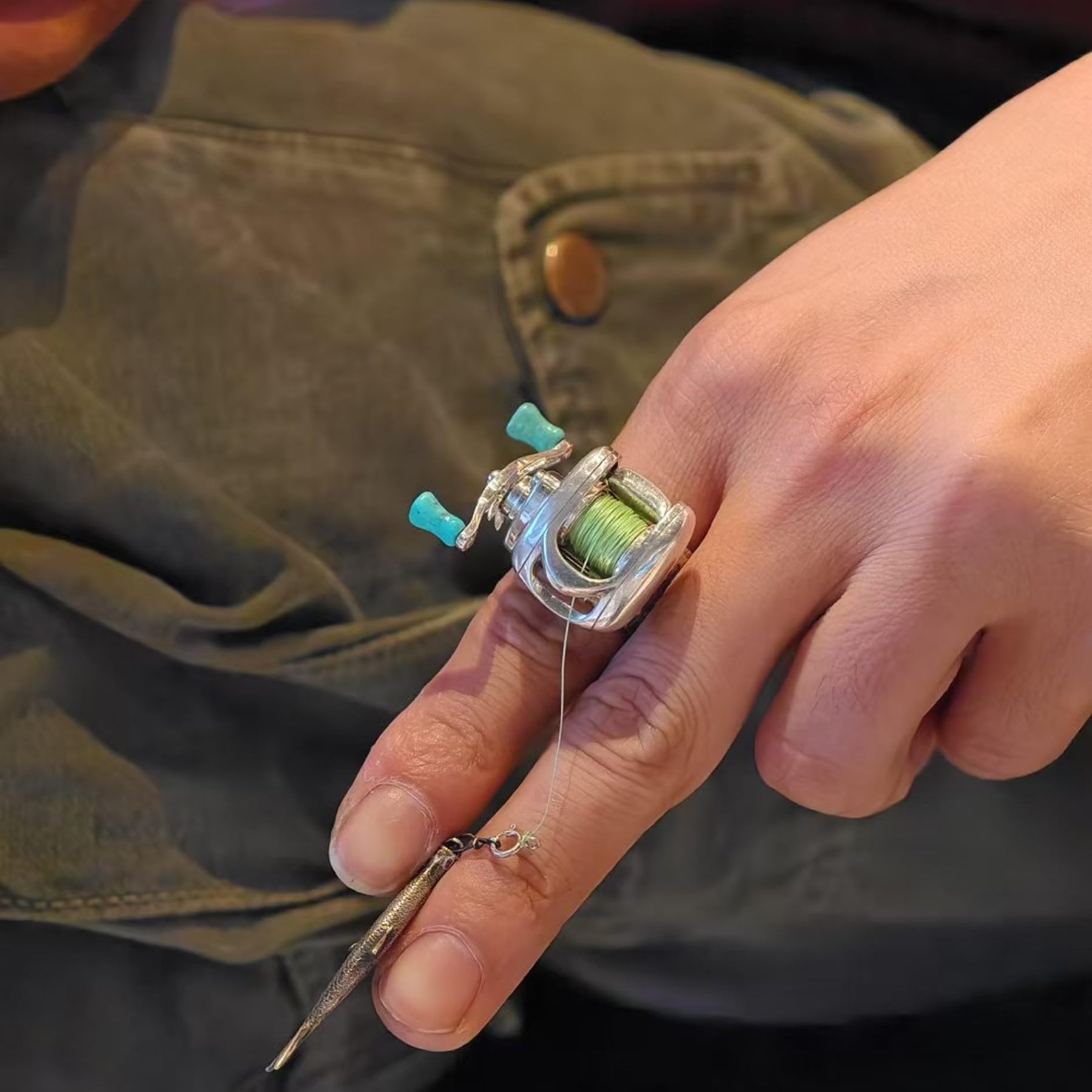 🎁Hot Sales Promotion 49% OFF🔥🎣Fishing Reel Jewelry Set