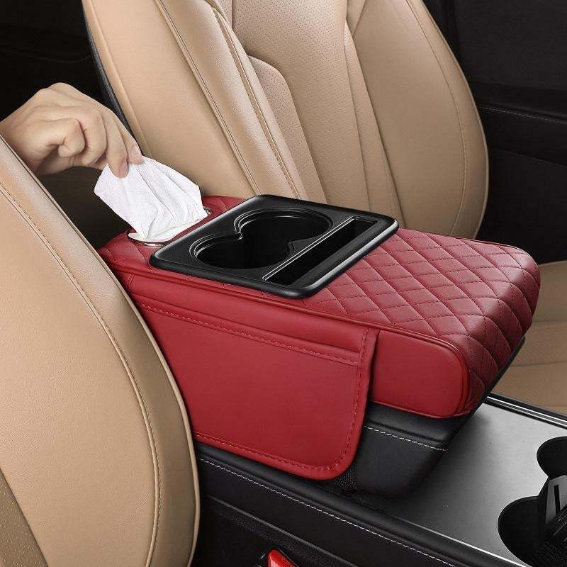 ⏰Final 3 Hours: Only $19.99🎉Multifunctional PU Leather Car Armrest Box Mat