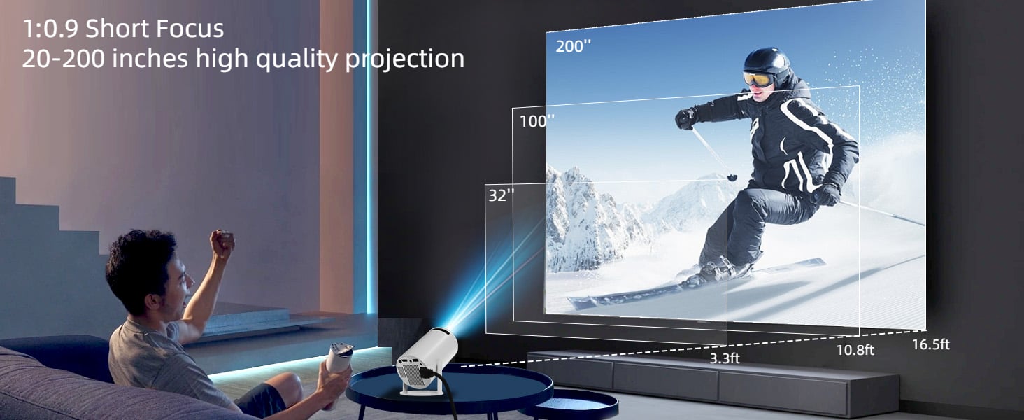 short throw projector