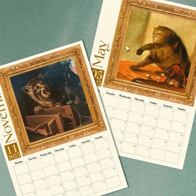 🔥🐱Whimsical Medieval Cats 2026 Calendar⚔️📅