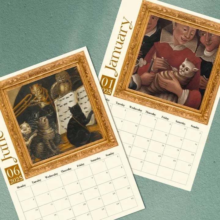 🔥🐱Whimsical Medieval Cats 2026 Calendar⚔️📅