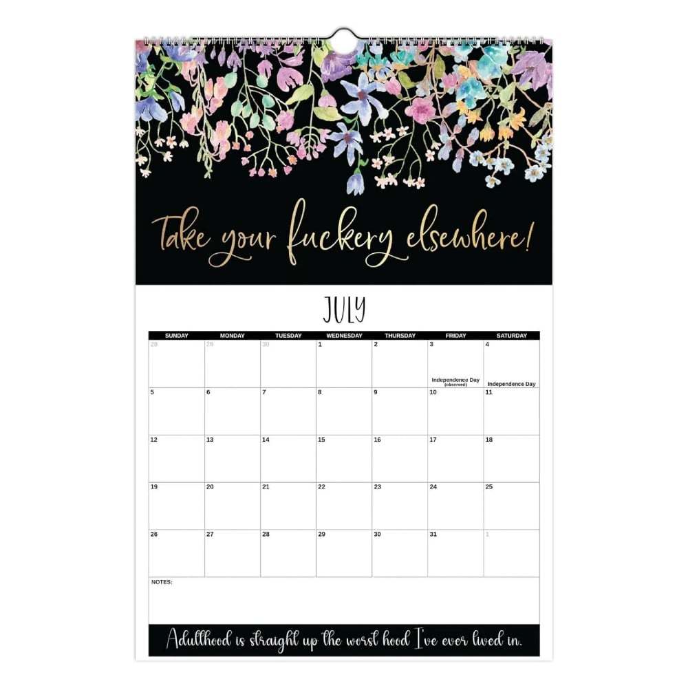 Here We F*cking Go Again: 2026 Swear Calendar for Tired-Ass Women