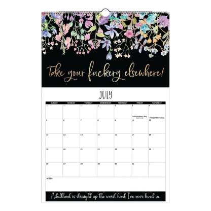 Here We F*cking Go Again: 2026 Swear Calendar for Tired-Ass Women