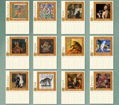 🔥🐱Whimsical Medieval Cats 2026 Calendar⚔️📅