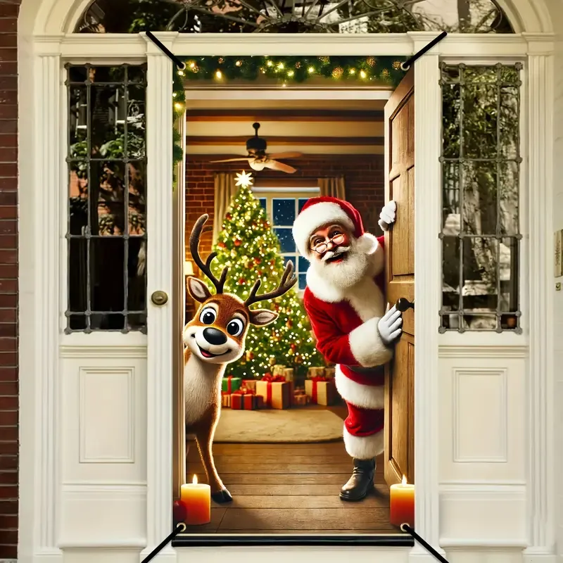 🔥Christmas Early Discount 49% Off🎅Santa Claus Door Frame Banner