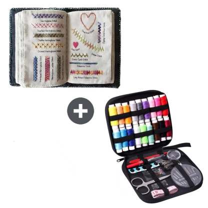 🔥LAST DAY ON SALE✨All-in-One Embroidery Stitch Book & Sewing Kit (86 PCS)