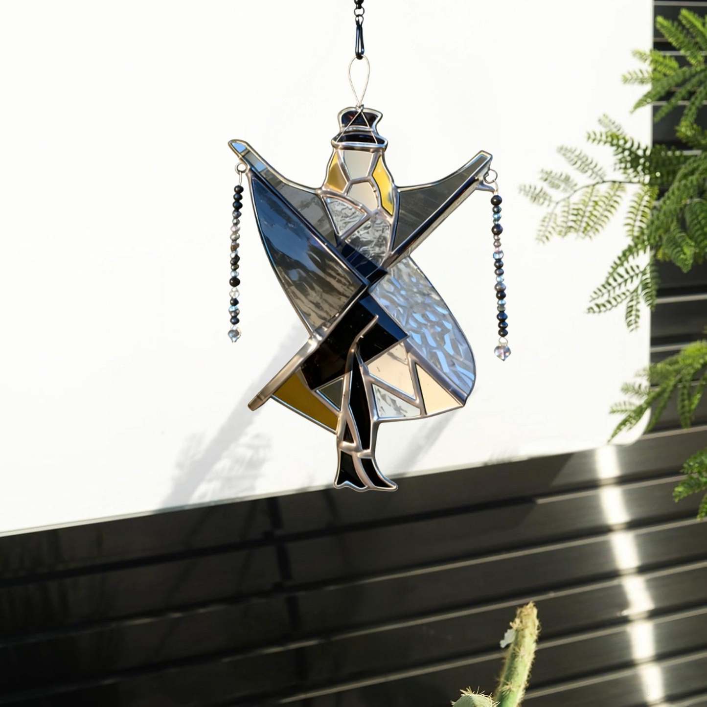 💃🤘 Handmade Stained Glass Spinner