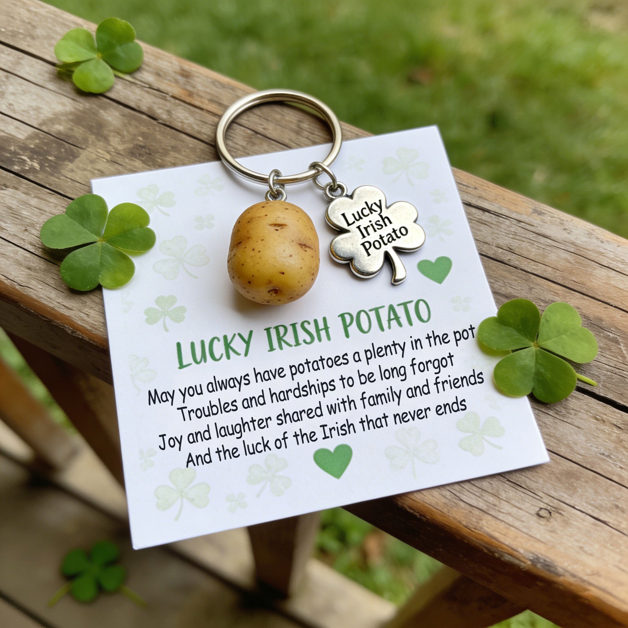 ☘️Lucky Irish Potato Keychain