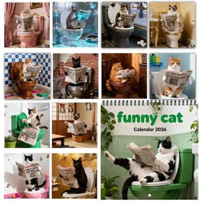 2026 Funny Cat Calendar