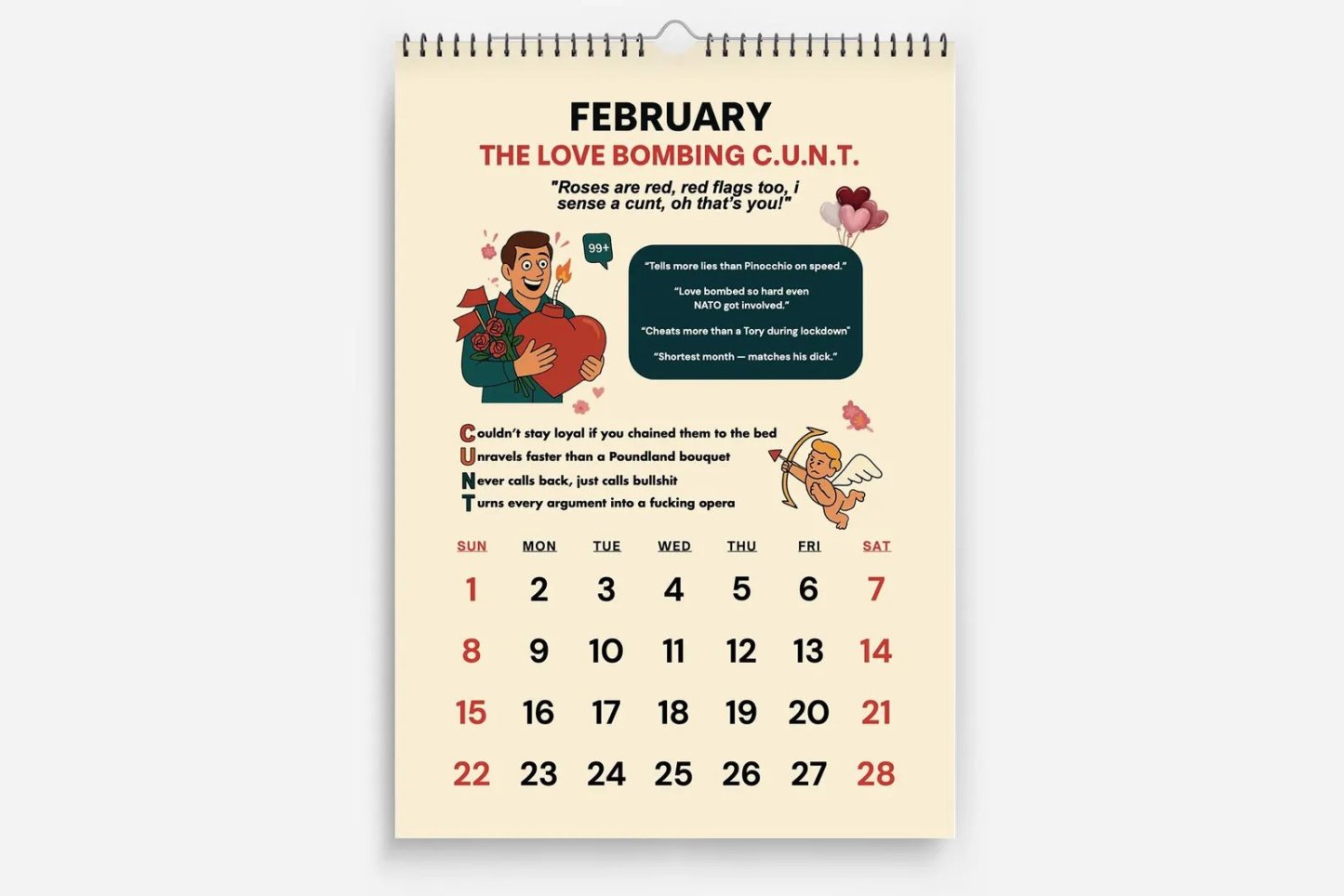 🔥Bestseller🔥The C.U.N.T. Calendar 2026