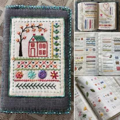🔥LAST DAY ON SALE✨All-in-One Embroidery Stitch Book & Sewing Kit (86 PCS)