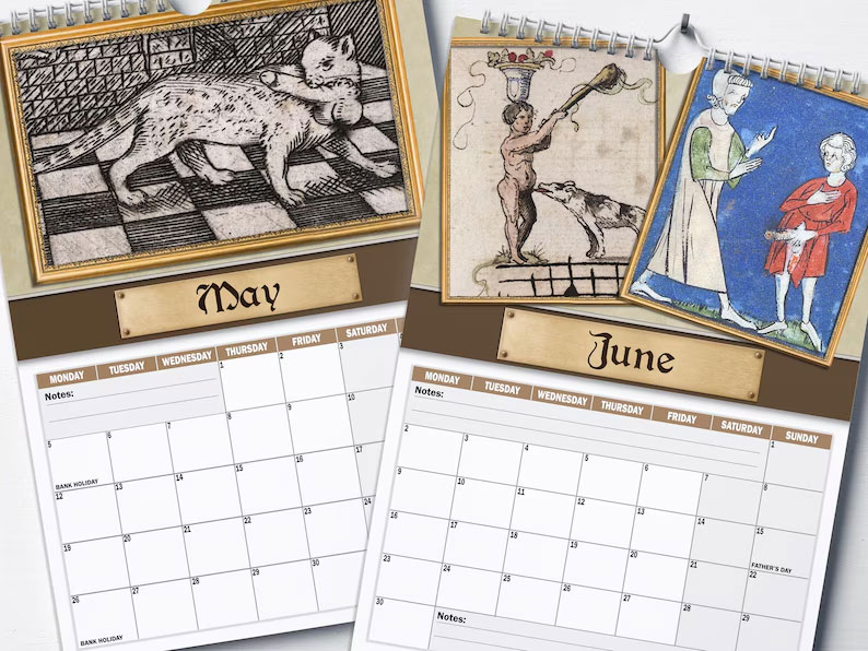 Medieval Dick Pics 2026 Calendar
