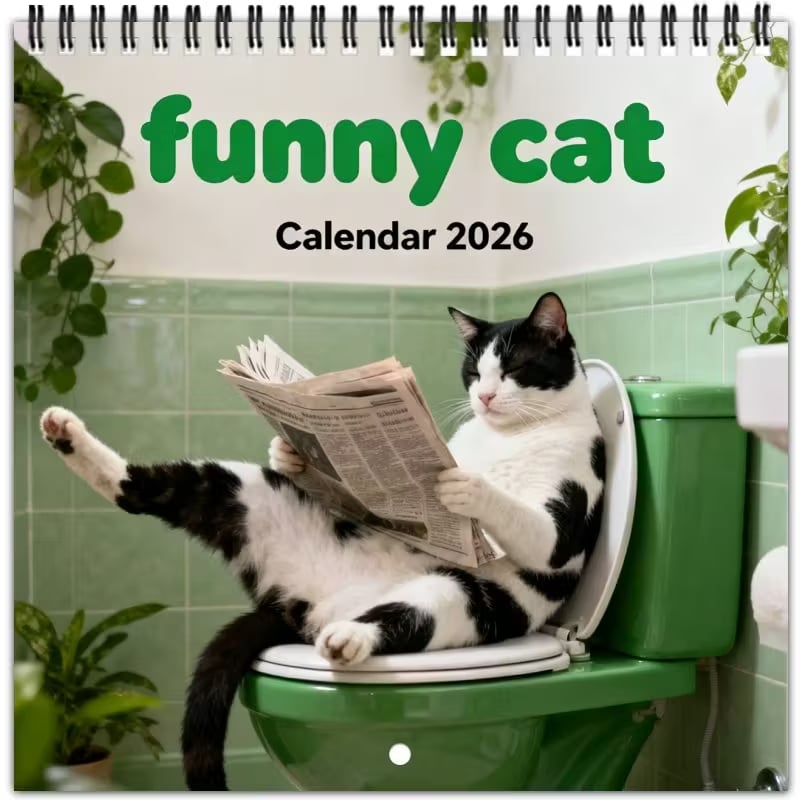 2026 Funny Cat Calendar
