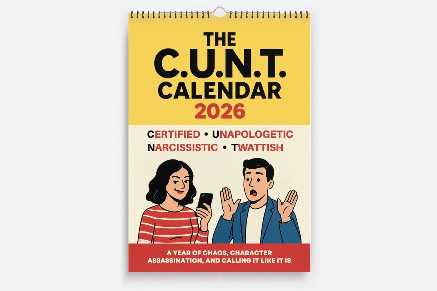 🔥Bestseller🔥The C.U.N.T. Calendar 2026
