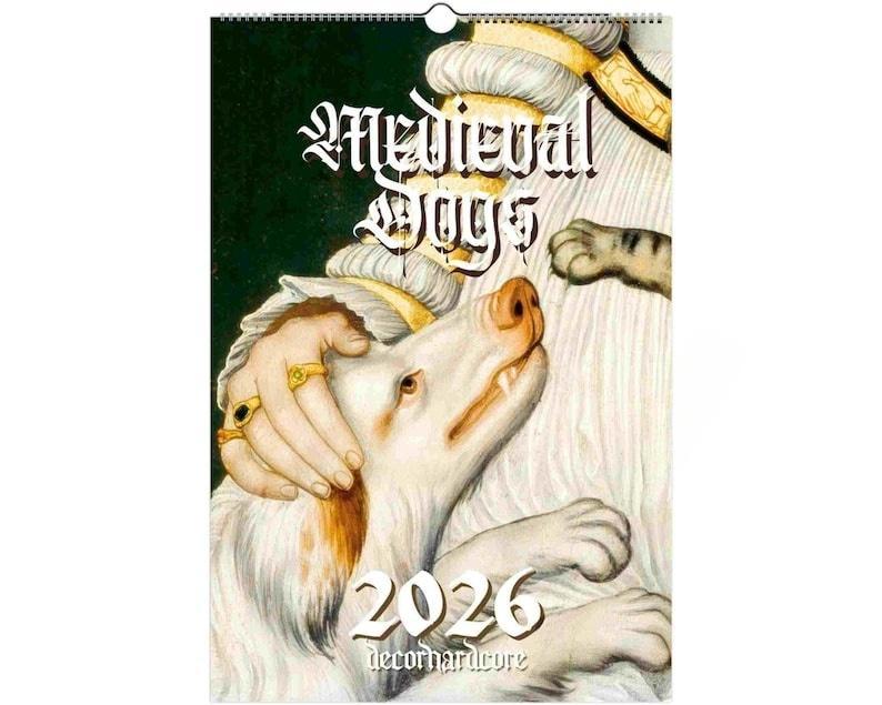 2026 Medieval Dogs Wall Calendar