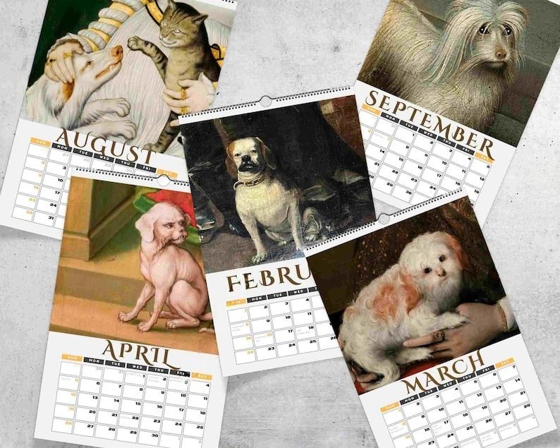 2026 Medieval Dogs Wall Calendar