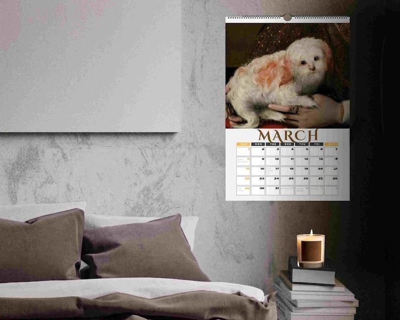 2026 Medieval Dogs Wall Calendar
