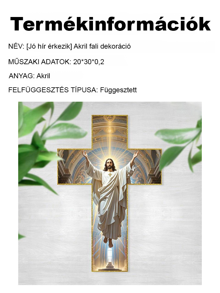 Akril faldíszítés