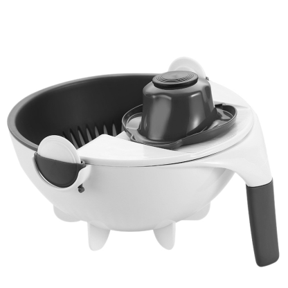 Multifunkcionális konyhai zöldségmosó, -lecsepegtető és -vágó eszköz Háztartási zöldség- és gyümölcsfeldolgozó kombinált mosogató