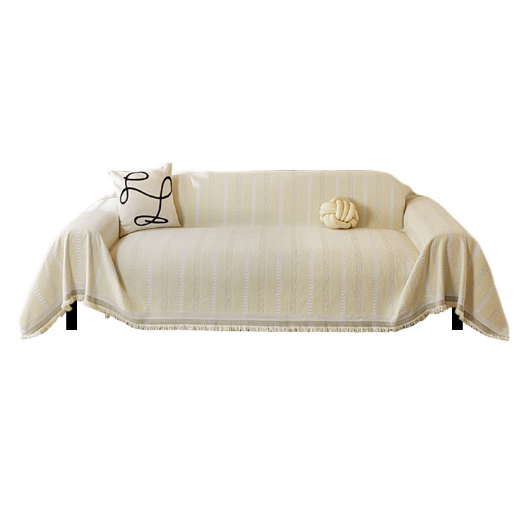 French cream sofa cover