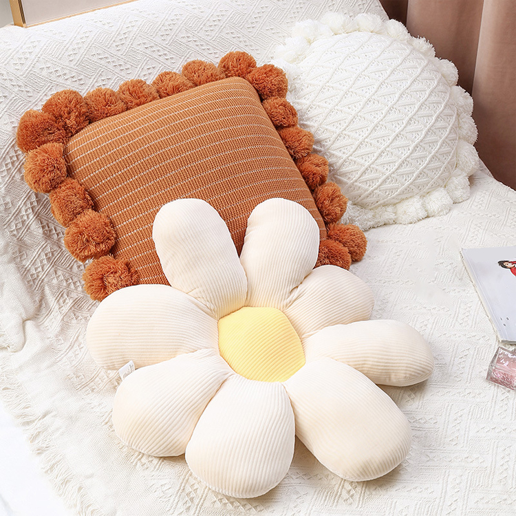 Nordic ins style knitted wool pillow