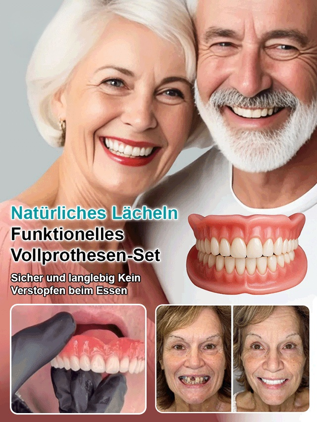 【Kaufe eins, bekomme eins gratis】Funktionelles Vollprothesen-Set