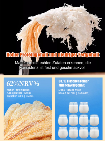 🍣【Importiert aus Hokkaido】Handgerissene, sofort verzehrbare Kabeljaufilets 🗾