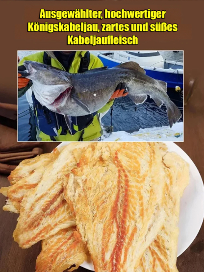 🍣【Importiert aus Hokkaido】Handgerissene, sofort verzehrbare Kabeljaufilets 🗾