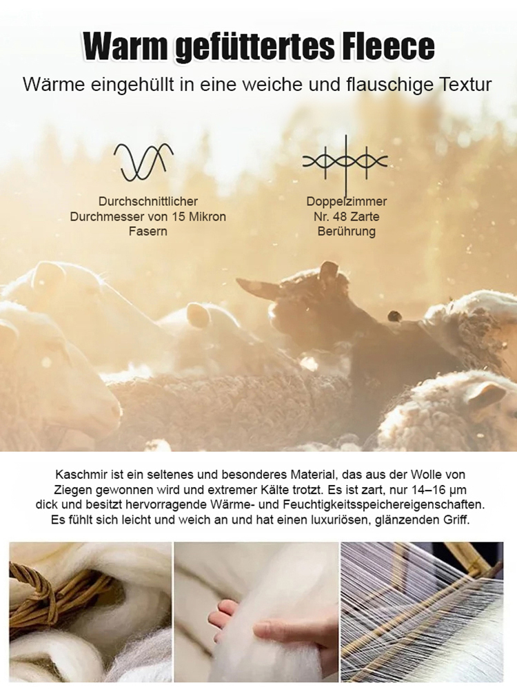 👖【Vor den Feiertagen zum halben Preis】Gefütterte Herren-Anzughose mit geradem Schnitt ❄️