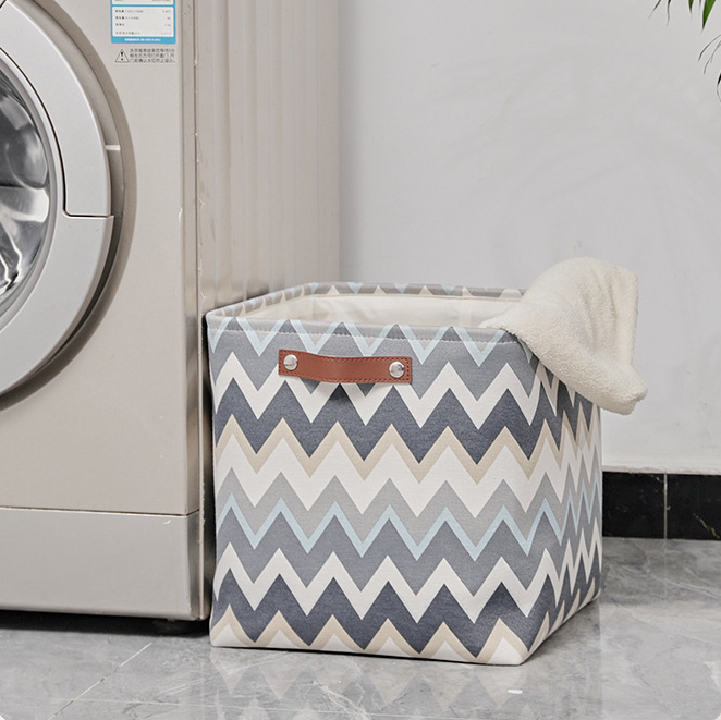 Stoff lagerung korb, haushalts kleinigkeiten lagerung korb, spielzeug und kleidung lagerung korb mit griff