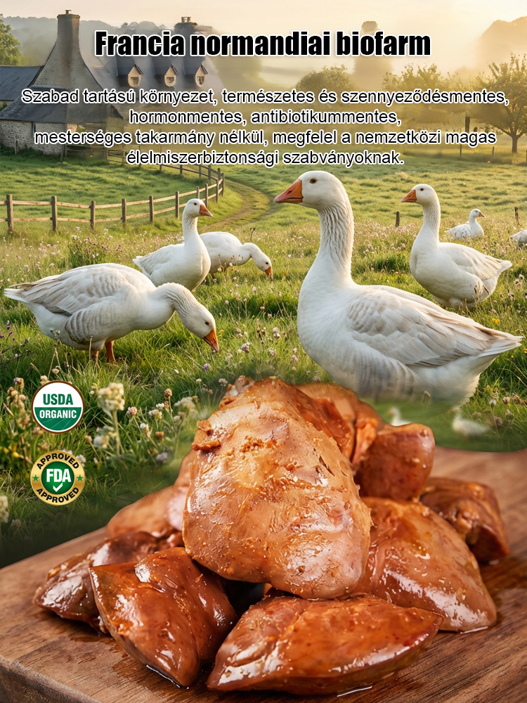 🌟 Michelin-csillagos recept, francia libamáj instant változatban, 100% tiszta libamáj