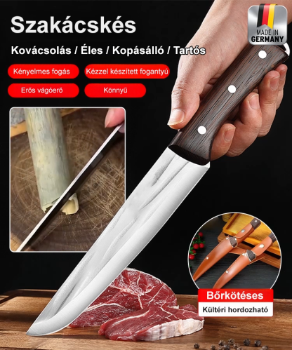 Vágd át a vasat, mint a vajat - professzionális séfek által használt kovácsolt kés 🔪20 éves minőségi garancia ⚔️