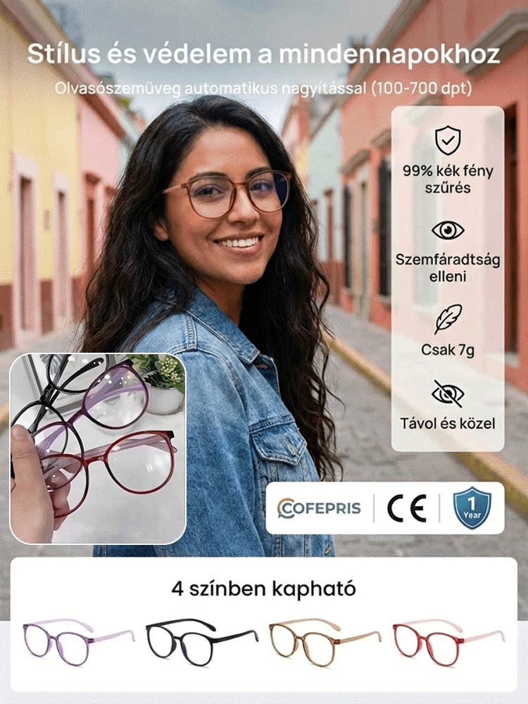 💡99% hatékony kék fény szűrés, 8 óra képernyőidő alatt sem fáradt a szem💡