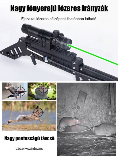 ⚡️ Könnyű célzású lézeres irányzék, 99,5%-os pontossággal!