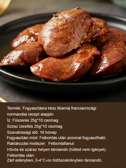 🌟 Michelin-csillagos recept, francia libamáj instant változatban, 100% tiszta libamáj