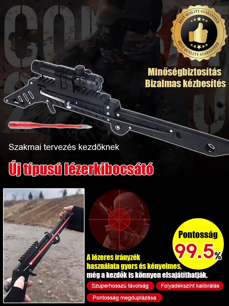 ⚡️Lézeres csúzli irányzék, 99,5%-os pontosság, elengedhetetlen kempingezéshez és horgászathoz!