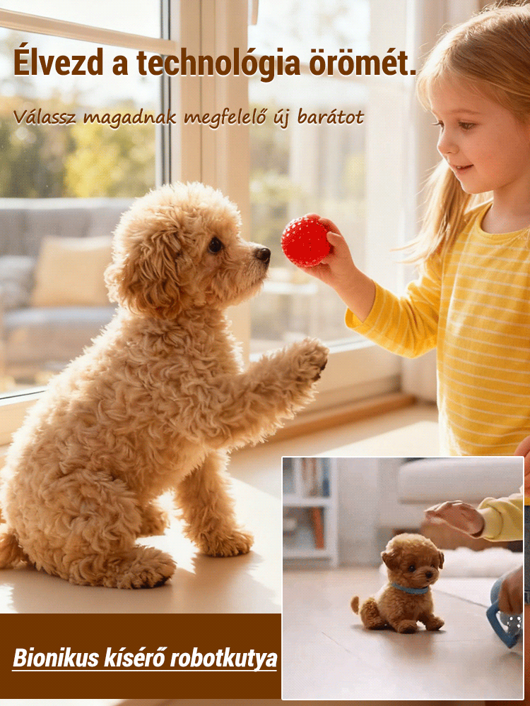 🎁 Növekedő gyerekek vidám társa: Plüss AI intelligens kutyajáték