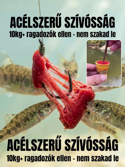 Gyúrásmentes, rendkívül erős és 50 méteres körzetből vonzza a halakat. 50% kedvezmény!✨