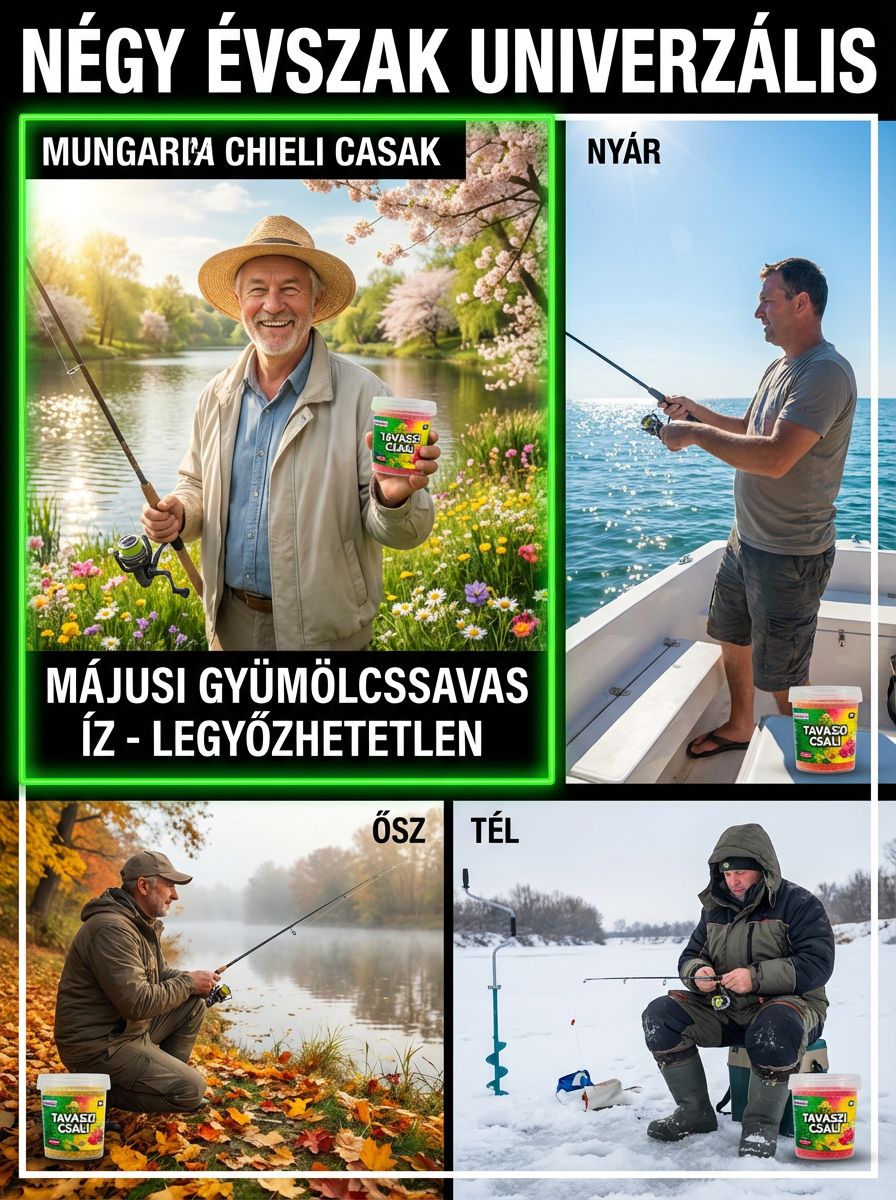 Gyúrásmentes, rendkívül erős és 50 méteres körzetből vonzza a halakat. 50% kedvezmény!✨