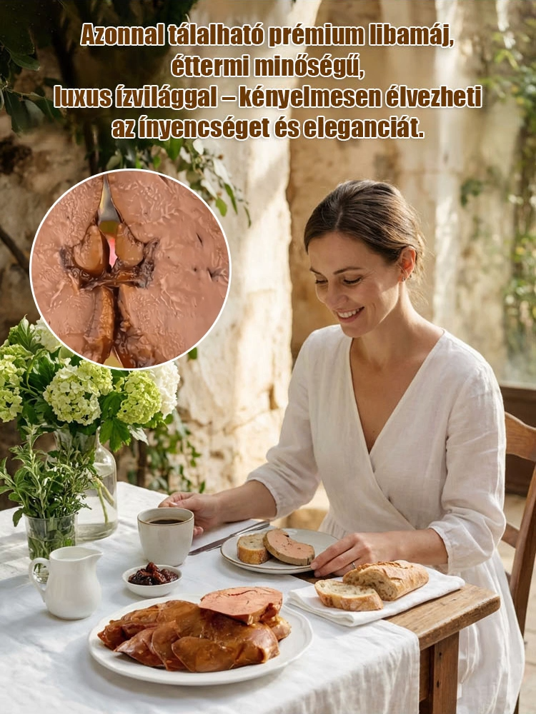 🌟 Michelin-csillagos recept, francia libamáj instant változatban, 100% tiszta libamáj