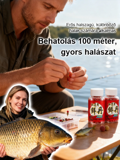 🎣【Néhány másodperc egy hal】Állati fehérje Friss Dánia Lusta horgászcsali pellet🎣