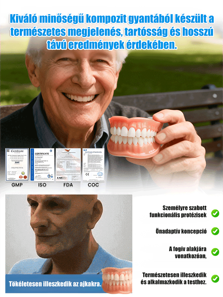 🔴Olyan kényelmes, mintha a saját fogaid lennének - sőt, még annál is jobban! 🔴