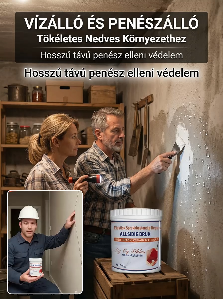 ✨Egy üveg megold mindent: fal repedések, leváló festék, nedvesség - könnyű javítás✨