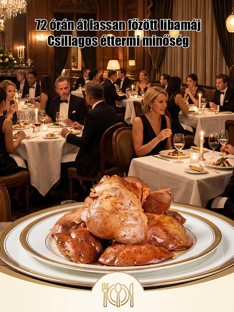 🌟 Michelin-csillagos recept, francia libamáj instant változatban, 100% tiszta libamáj