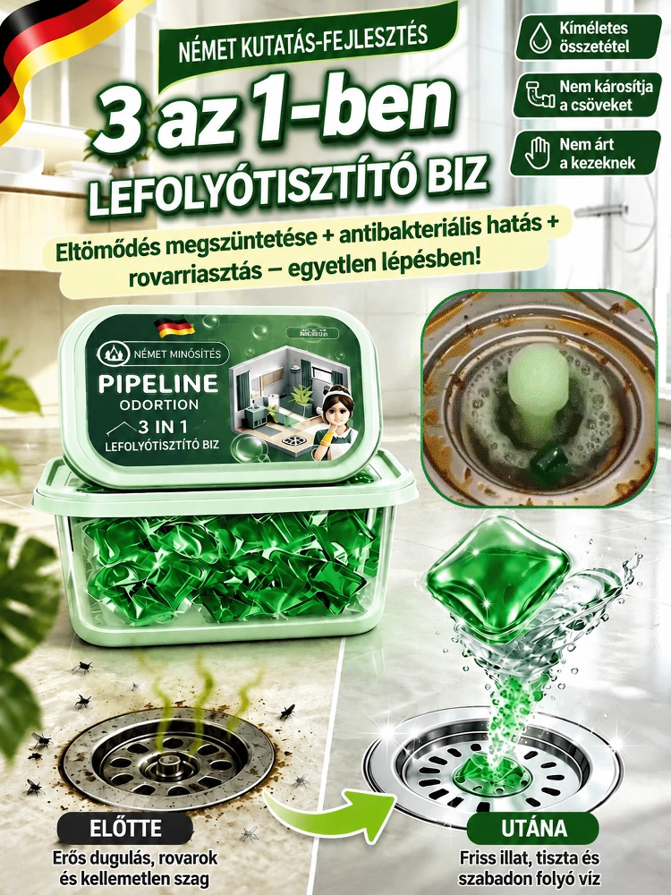 Kellemetlen szagok jönnek a lefolyóból? Lassan folyik le a víz, vagy megjelentek a csótányok? 😱