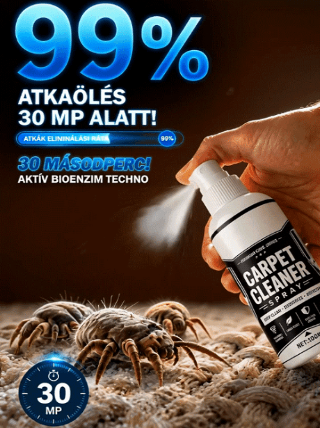 🌿 Német Nano-Kárpittisztító Spray – Tisztítás Víz És Öblítés Nélkül!